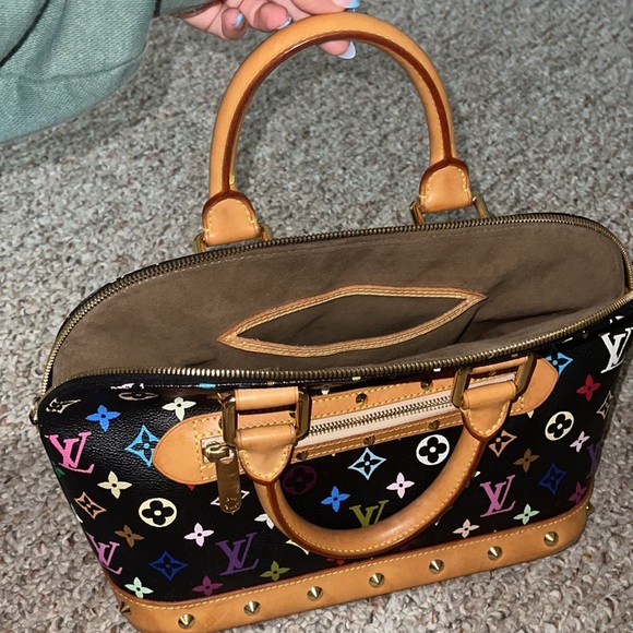 Louis Vuitton Murakami Noir Alma PM Handbag - Picture 6 of 8